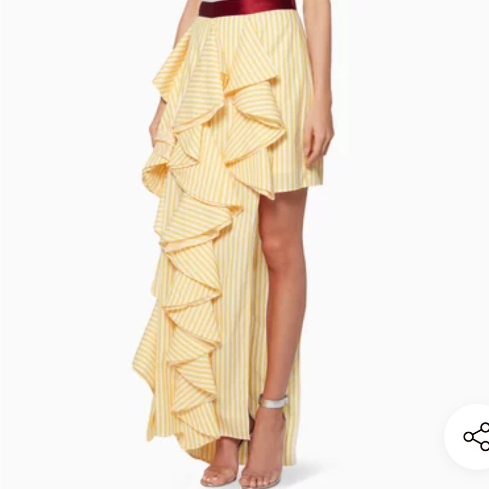 VIVA AVIVA
Yellow Striped Plumeria Skirt size 0